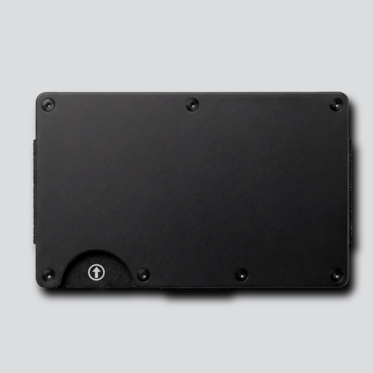Norr® Onyx-Cartera Aluminio Negro