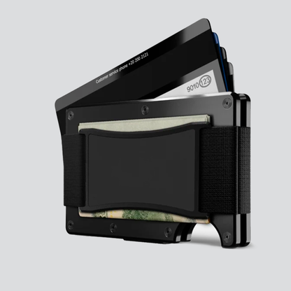 Norr Wallet®- Cartera Aluminio Negro Mate