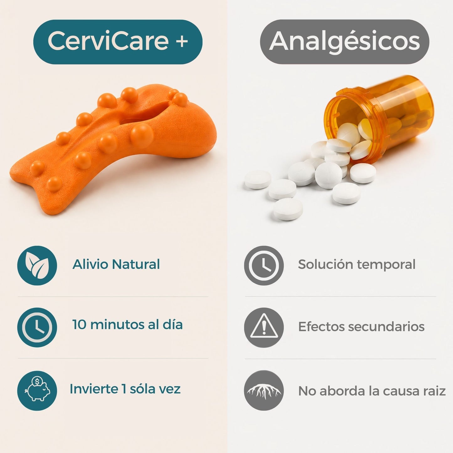 Masajeador Cervical Ergonómico | CerviCare+