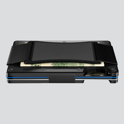 Norr Wallet®- Cartera Aluminio Negro Mate